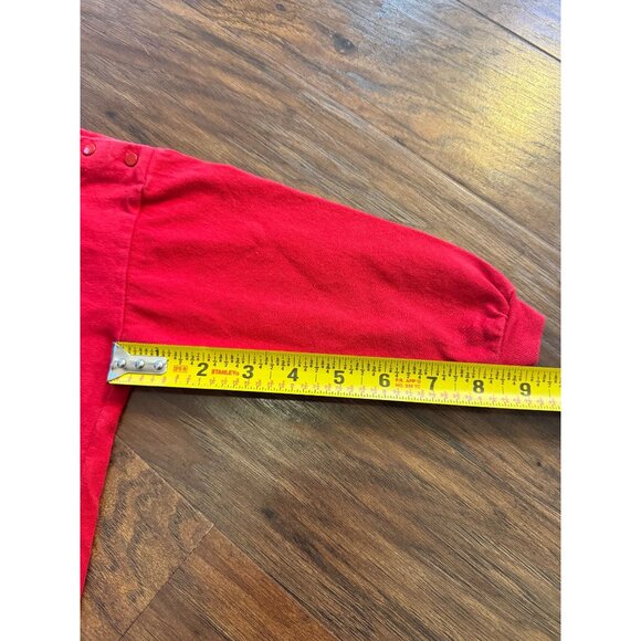 Baby BGosh Red Train Graphic LS Shirt 100% Cotton 18M USA Vintage Toddler Top - Picture 2 of 7